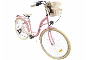 Naiste jalgratas Davi Emma, 160-185 cm, 28", Shimano, Roosa hind ja info | Jalgrattad | kaup24.ee