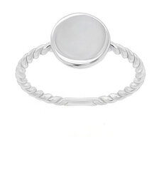 Brilio Silver Минималистичное серебряное кольцо GR106W цена и информация | Кольцо | kaup24.ee