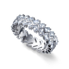 Oliver Weber hõbesõrmus Legend 63260 kristallidega hind ja info | Sõrmused | kaup24.ee