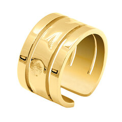 Pierre Lannier Позолоченное массивное кольцо Echo BJ10A720 цена и информация | Кольцо | kaup24.ee