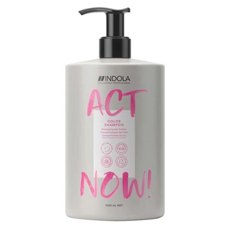 Juuksešampoon Indola ActNow Color Shampoo värvitud juustele, 1000 ml hind ja info | Šampoonid | kaup24.ee