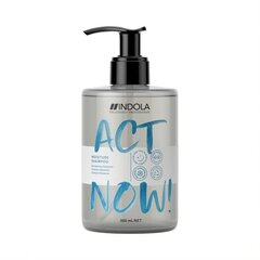 Juuksešampoon Indola Act Now! Moisture Shampoo, kuivadele juustele, 300 ml hind ja info | Šampoonid | kaup24.ee