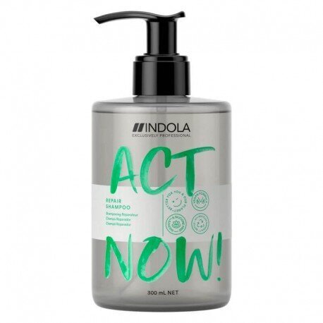 Juuksešampoon Indola Act Now Repair Šampoon, kahjustatud juustele, 300 ml hind ja info | Šampoonid | kaup24.ee