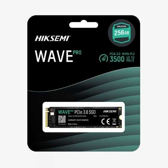 Hiksemi Wave Pro (HS-SSD-WAVE Pro(P)(STD)/256G/PCIE3/WW) hind ja info | Sisemised kõvakettad (HDD, SSD, Hybrid) | kaup24.ee
