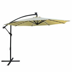 Садовый зонт Akord Milin, песочного цвета цена и информация | Зонты, маркизы, стойки | kaup24.ee