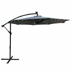 Садовый зонт Akord Milin, серый цена и информация | Зонты, маркизы, стойки | kaup24.ee