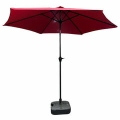Садовый зонт Akord Orient, красный цена и информация | Зонты, маркизы, стойки | kaup24.ee