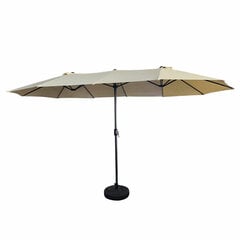 Садовый зонт Akord Tilia, песочного цвета цена и информация | Зонты, маркизы, стойки | kaup24.ee