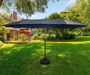 Садовый зонт Akord Tilia, серый цена и информация | Зонты, маркизы, стойки | kaup24.ee