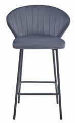 2-toolide komplekt Leobert Gatta, hall/must hind ja info | Söögilaua toolid, köögitoolid | kaup24.ee