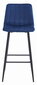 2-toolide komplekt Leobert Pozza, sinine/must hind ja info | Söögilaua toolid, köögitoolid | kaup24.ee
