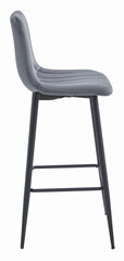 Комплект из 2-х стульев Leobert Pozza, серый/черный цена и информация | Стулья для кухни и столовой | kaup24.ee
