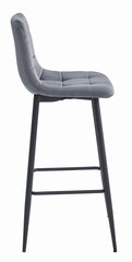 2-toolide komplekt Leobert Arceto, hall/must hind ja info | Söögilaua toolid, köögitoolid | kaup24.ee