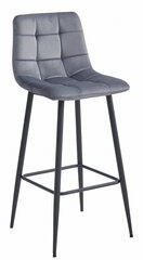 2-toolide komplekt Leobert Arceto, hall/must hind ja info | Söögilaua toolid, köögitoolid | kaup24.ee