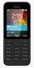 Nokia 215 Black kaina ir informacija | Telefonid | kaup24.ee