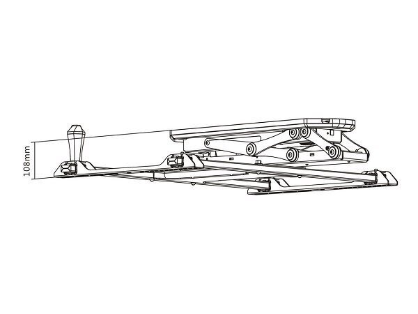 Multibrackets MB-7888 Motorized Ceiling Mount up to 70" / 35kg hind ja info | Teleri seinakinnitused ja hoidjad | kaup24.ee