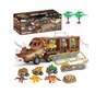 Mäng Dino Truck, 14 elementi hind ja info | Poiste mänguasjad | kaup24.ee