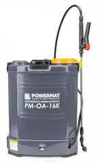 Аккумуляторный опрыскиватель с аксессуарами 16 л Powermat цена и информация | Оборудование для полива | kaup24.ee
