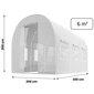 Aiatunnel, kasvuhoone 2x3m цена и информация | Kasvuhooned | kaup24.ee