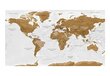 XXL fototapeet - World Map: White Oceans II цена и информация | Fototapeedid | kaup24.ee