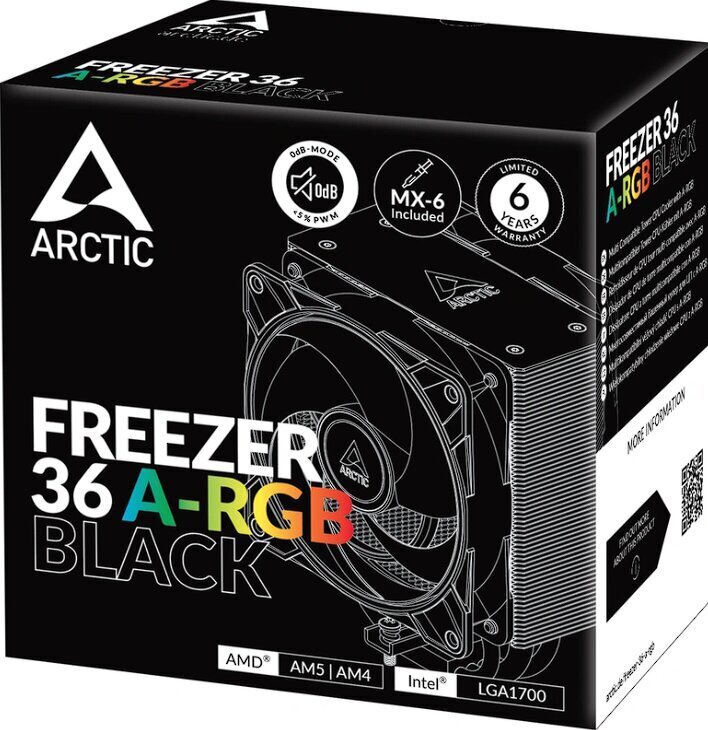 Arctic Freezer 36 A-RGB ACFRE00124A hind ja info | Protsessori jahutid | kaup24.ee