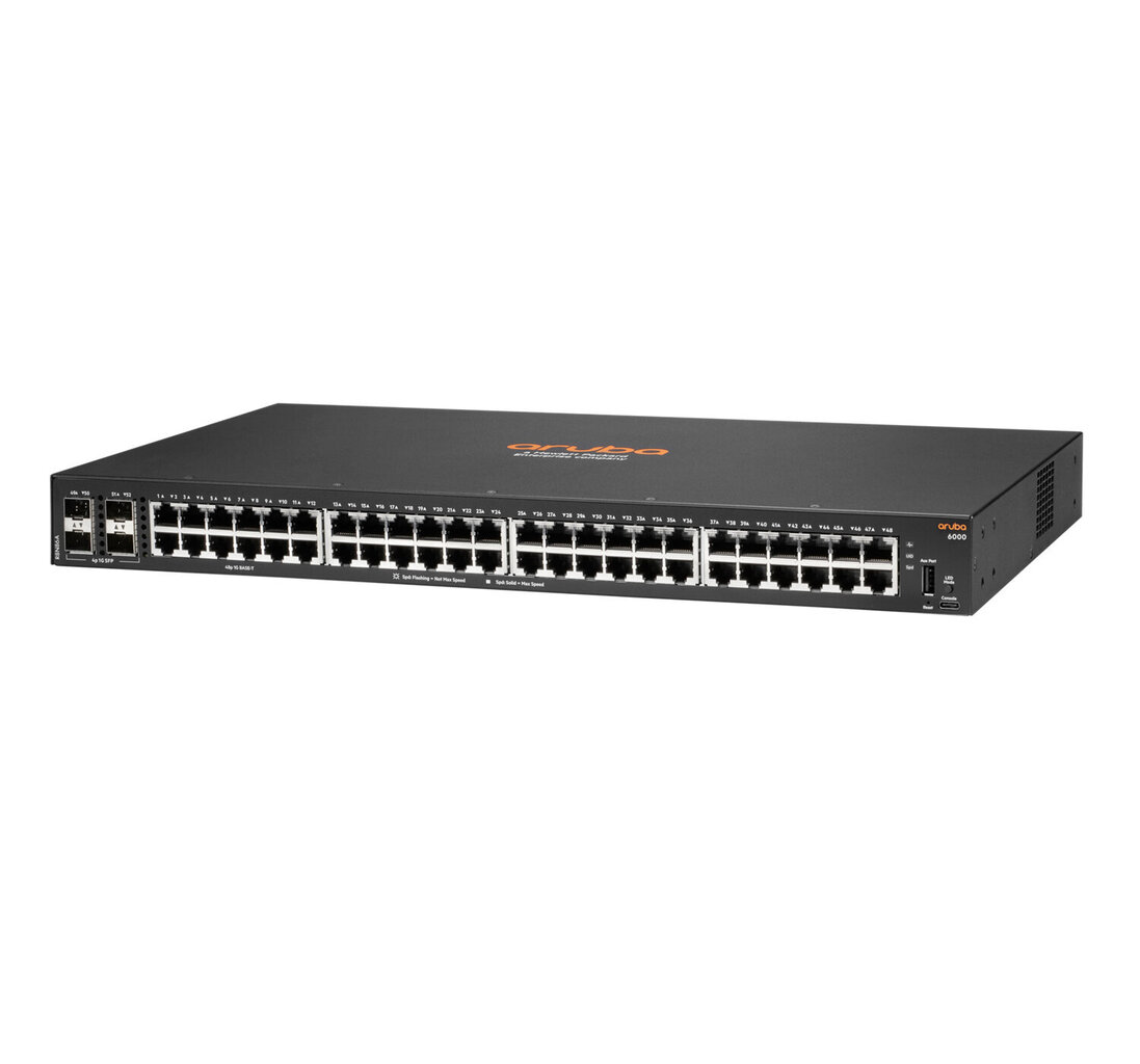 HPE Aruba 6000 48G 4SFP R8N86A hind ja info | Lülitid (Switch) | kaup24.ee