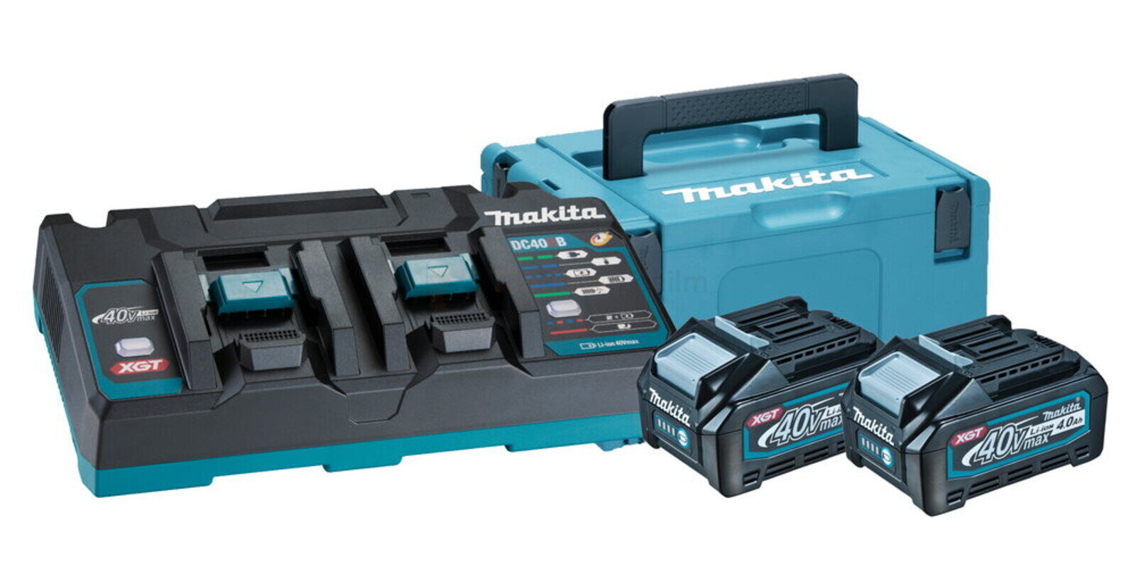 Komplekt Makita XGT 40 V, 2 x BL4040 + DC40RB laadija + MakPac hind ja info | Käsitööriistad | kaup24.ee