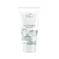 Palsam Wella Nutricurls Waves/Leaves Cleansing Conditioner 30 ml hind ja info | Šampoonid | kaup24.ee