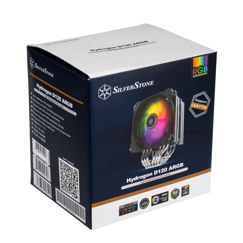 SilverStone Hydrogon D120 ARGB V2 SST-HYD120-ARGB-V2 hind ja info | Protsessori jahutid | kaup24.ee