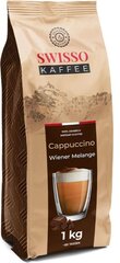 Cappuccino kohv Wiener Melange, Swisso Kaffee, 1 kg цена и информация | Кофе, какао | kaup24.ee