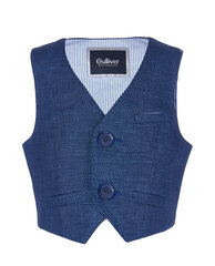 Gulliver vest poistele, sinine цена и информация | Кофточки, джемперы, пиджаки для младенцев | kaup24.ee