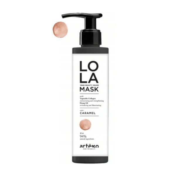 Juuksemask ARTEGO LOLA Your Beauty Color Mask Caramel 200 ml hind ja info | Šampoonid | kaup24.ee