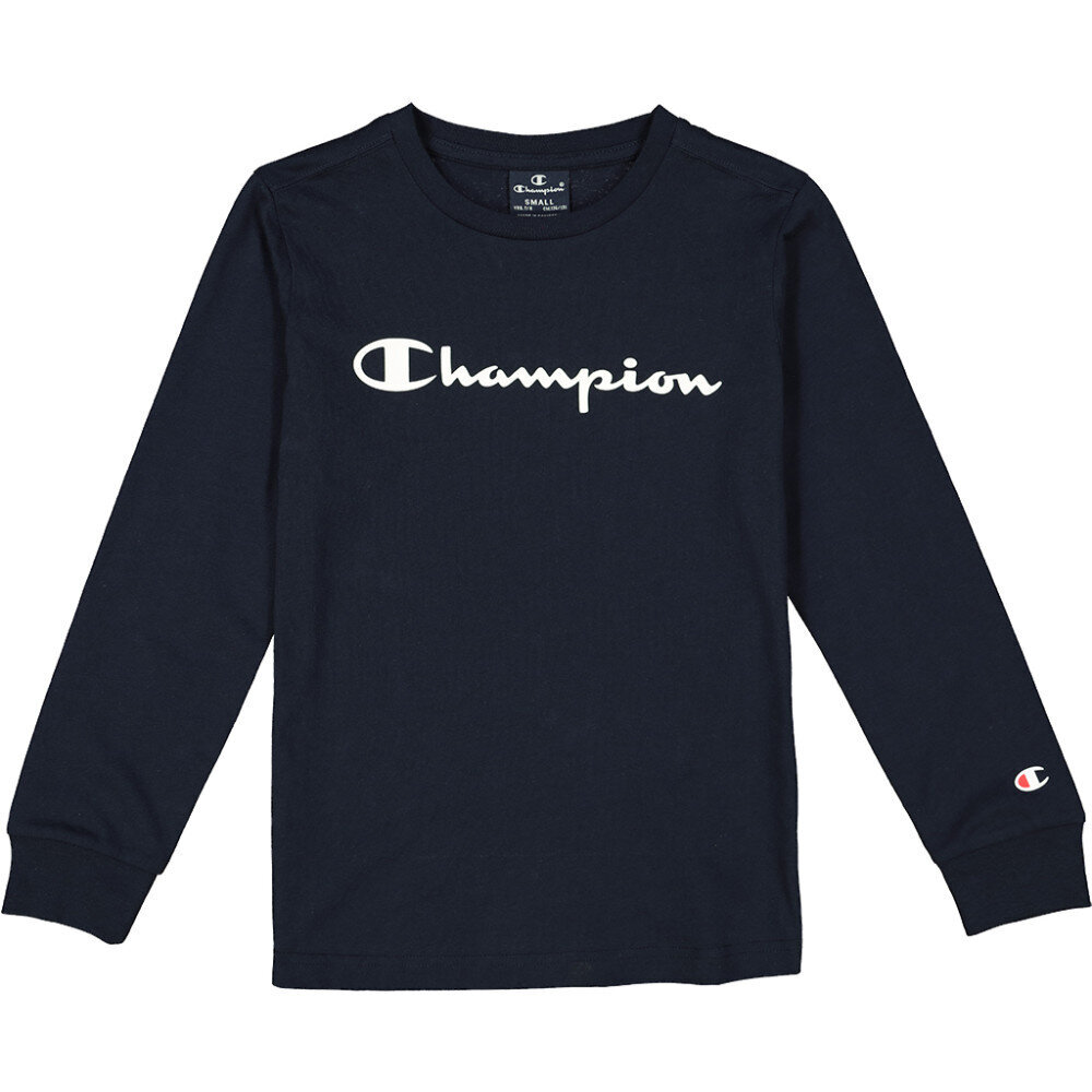 Champion pika varrukaga t-särk lastele, 305366-BS501, sinine цена и информация | Poiste särgid | kaup24.ee