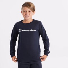 Champion pika varrukaga t-särk lastele, 305366-BS501, sinine цена и информация | Рубашки для мальчиков | kaup24.ee