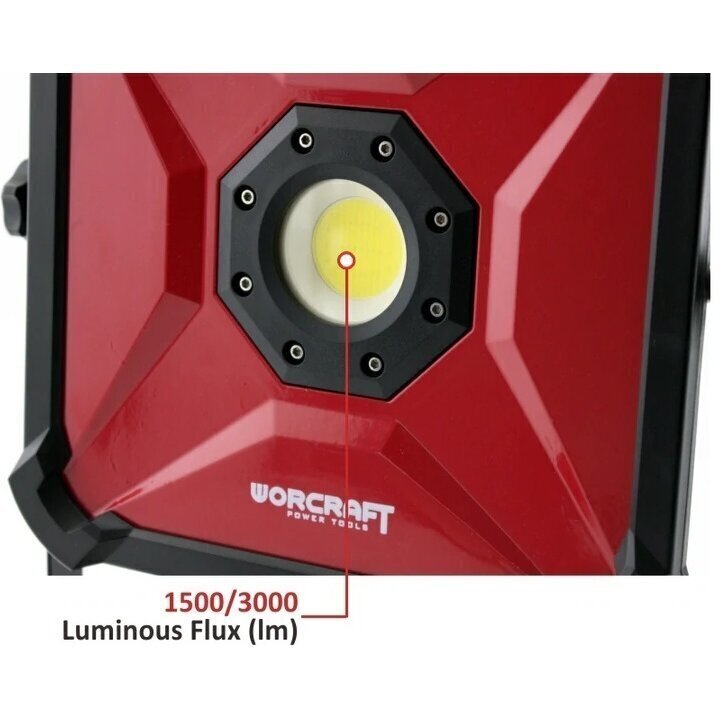 Laetav lamp COB(30W) 20V LI-ION Worcraft hind ja info | Taskulambid, prožektorid | kaup24.ee