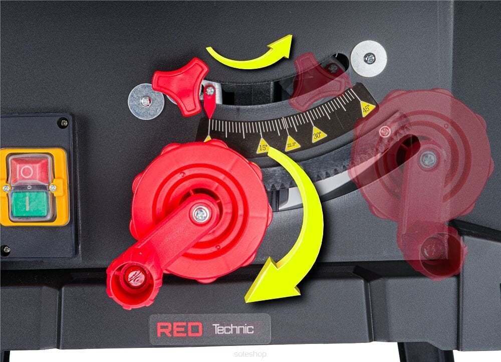 Puidulõikuspink Red Technic RTP SD0081 hind ja info | Elektrilised saed, mootorsaed ja tarvikud | kaup24.ee