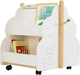 labebe - Bookshelf, мини-книжная полка 2-в-1 для детей, мальчиков и девочек в возрасте от 1 до 5 лет. цена и информация | Полки для книг и игрушек | kaup24.ee