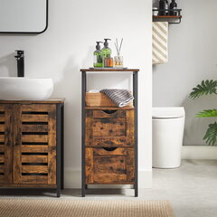 Шкаф для предметов, коричневый цена и информация | Шкафчики для ванной | kaup24.ee