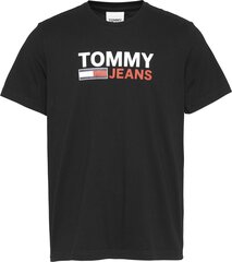 T-särk meestele Tommy Jeans 46989, must цена и информация | Мужские футболки | kaup24.ee
