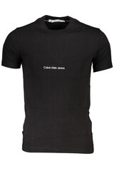 T-särk meestele Calvin Klein, must hind ja info | Meeste T-särgid | kaup24.ee