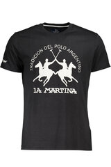 Футболка мужская La Martina, черная цена и информация | Мужские футболки | kaup24.ee