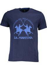 Мужская футболка La Martina, синяя цена и информация | Мужские футболки | kaup24.ee