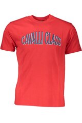 Särk meestele Cavalli Class QXT60B-JD060, punane цена и информация | Мужские футболки | kaup24.ee