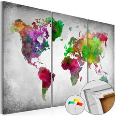 Pilt korgil - Diversity of World [Cork Map] цена и информация | Картины, живопись | kaup24.ee