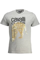 T-särk meestele Cavalli Class QXT061I-JD060, hall цена и информация | Мужские футболки | kaup24.ee