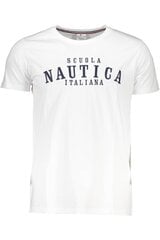 T-särk meestele Scuola Nautica 216012, valge hind ja info | Meeste T-särgid | kaup24.ee