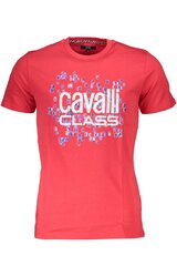 T-särk meestele Cavalli Class QXT61U-JD060, punane цена и информация | Мужские футболки | kaup24.ee