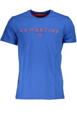 T-särk meestele La Martina WMR005JS206, sinine hind ja info | Meeste T-särgid | kaup24.ee