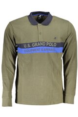 Polosärk meestele US Grand Polo, roheline hind ja info | Meeste T-särgid | kaup24.ee
