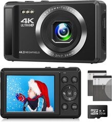 Digikaamera Sinexe, DC065, 48MP, autofookus, 4K, must цена и информация | Для видеокамер | kaup24.ee